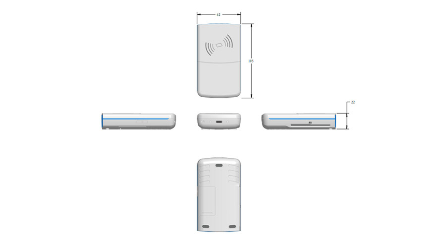 廣東東信智能科技有限公司EST-100P手持式社?？ㄗx卡器