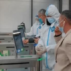 身份證讀卡器掃碼墩在電子哨兵智能核驗(yàn)終端中使用